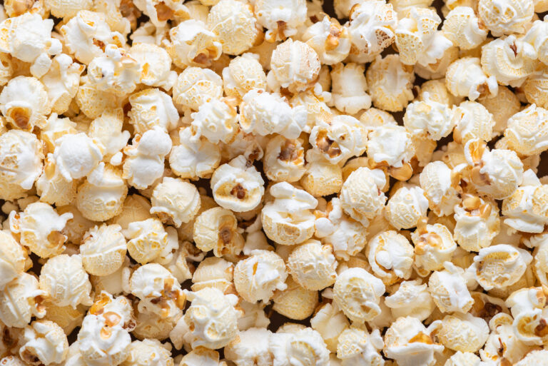 Closeup of Pop Diggity Mushroom Popcorn
